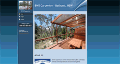 Desktop Screenshot of bwscarpentry.com