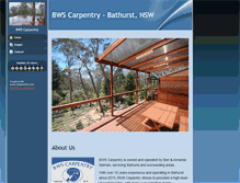 Tablet Screenshot of bwscarpentry.com